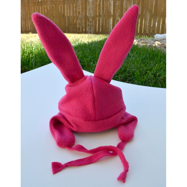 pink bunny hat, cartoon costume, girls costume, pink bunny ears hat, halloween costume, pink bunny ears hat, bunny hat, girls bunny ears