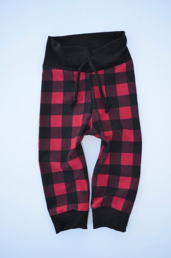 buffalo plaid pants baby