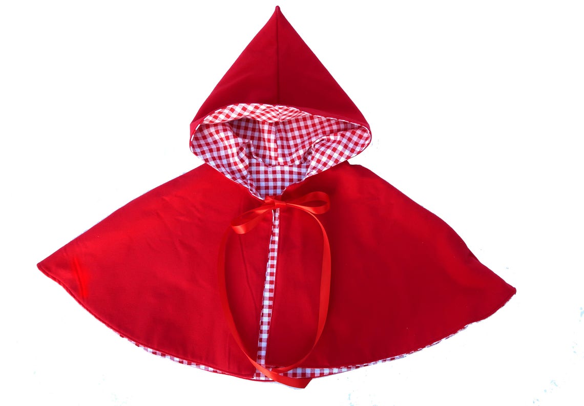 Little Red Riding Hood cape Red Riding Hood costume Red Etsy