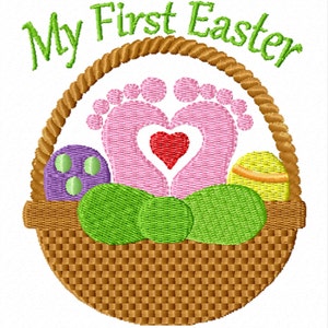 My First Easter -A Machine Embroidery Design for Baby