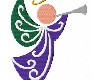 Christmas Angel -A Machine Embroidery Design for Christmas