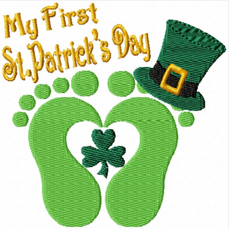 Download My First St Patrick's Day A Machine Embroidery Design for ...