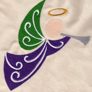 Christmas Angel A Machine Embroidery Design for Christmas image 2