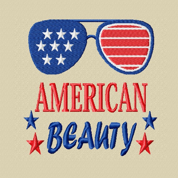 American Beauty/American Dude -Patriotic Embroidery Designs for Girls and Boys