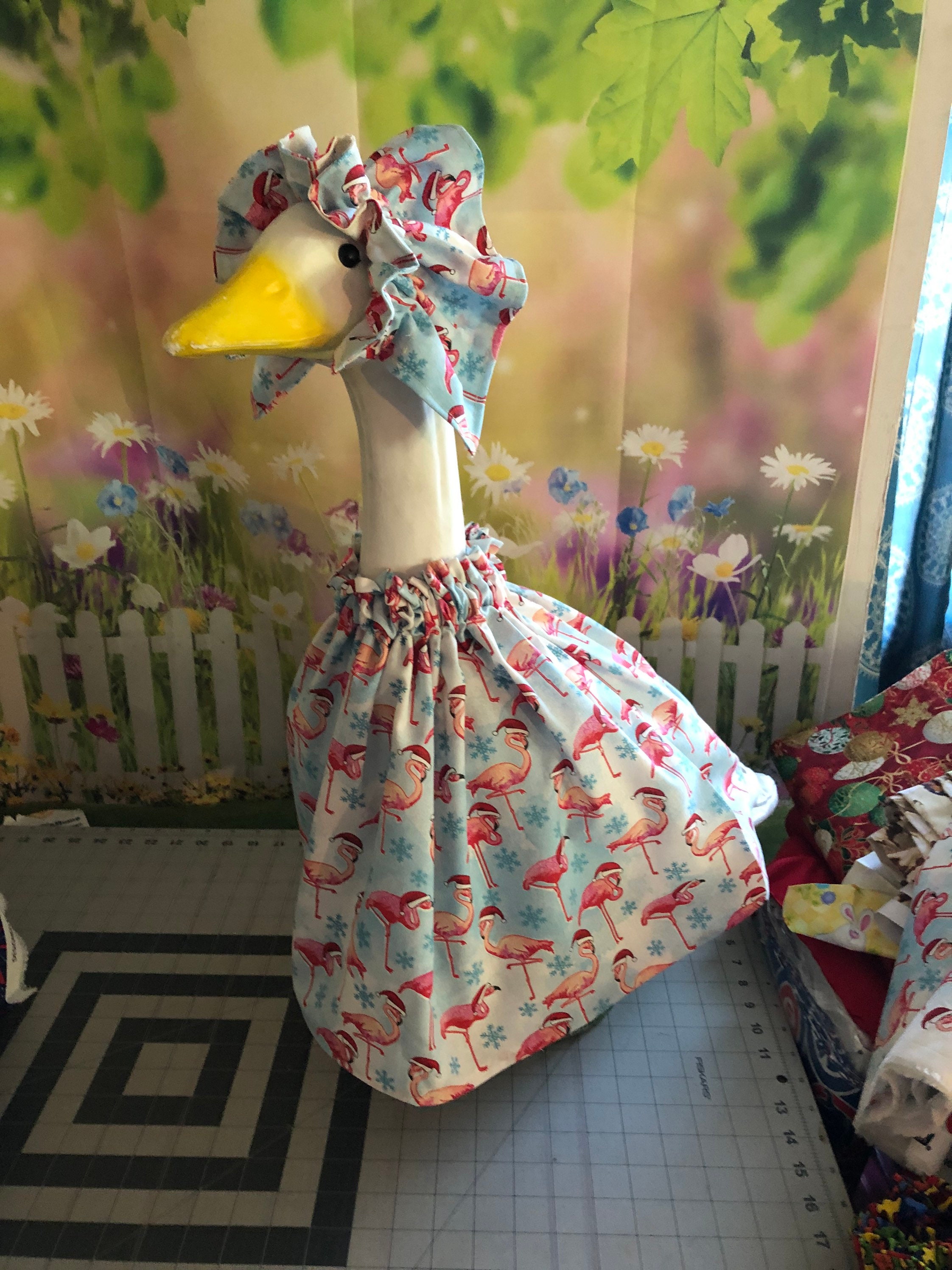 goose santa outfit