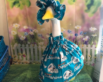 Miami Dolphins goose outfit goose dress goose clothes