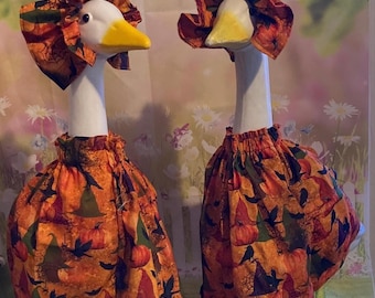 Halloween with witch hats and crows goose outfit goose clothes