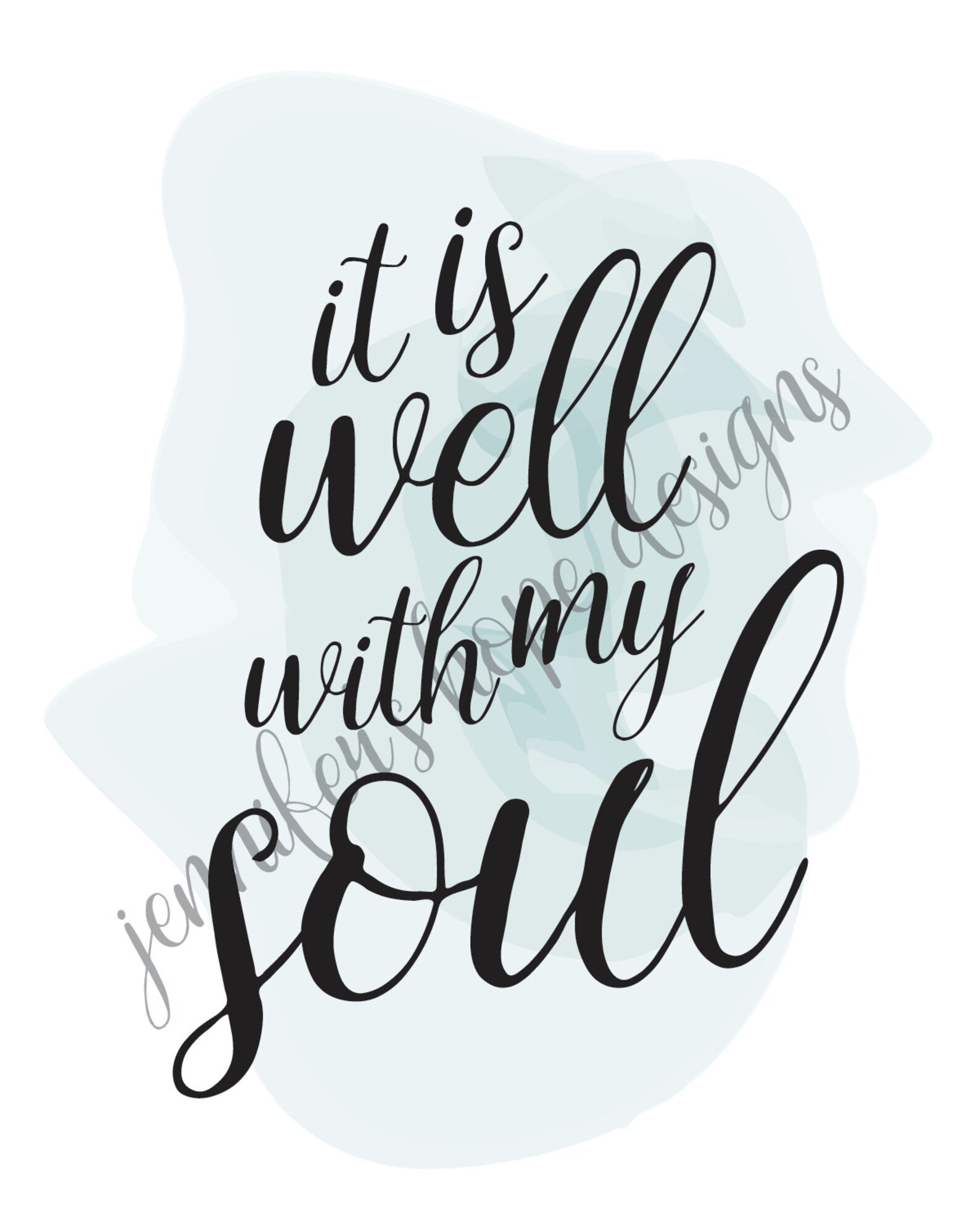 It is Well With My Soul Printable PDF - Etsy