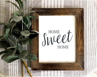 Home Sweet Home - Printable Quote PDF