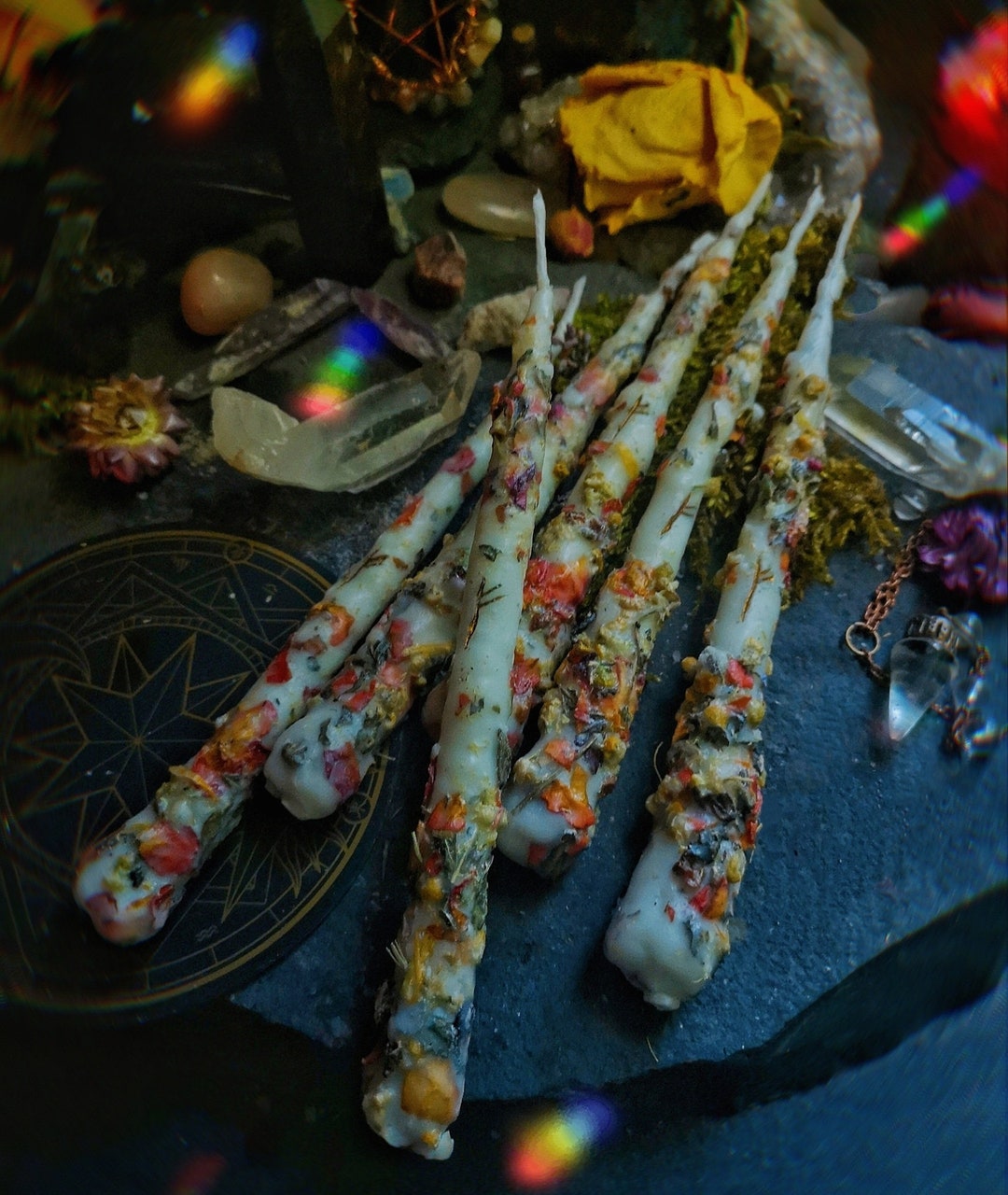 Ritual Rune Candle, Witch Candles, Altar Candles, Pagan Candles, Viking ...