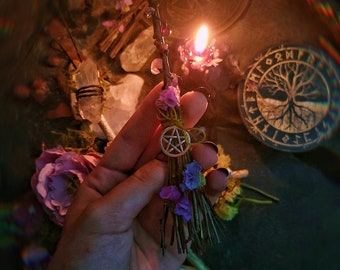 Witches  broom, altar tools, Witches altar, ritual tools, witch craft.