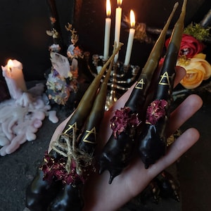 Black witch candles , witch candles ,spell candles ,altar candles