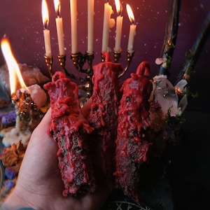 Earth/Ashes  candles , love ritual candles, strong live ritual, witch candles ,altar candles, witch craft candles , witch altar candles