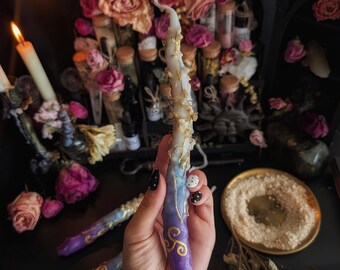 velas de lirio del valle para el bosque de brujas