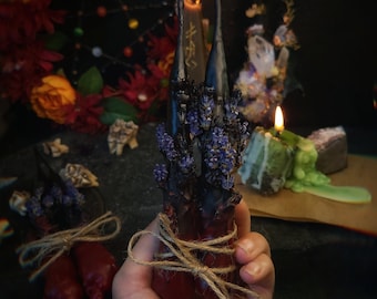 Strong black witch candles ,strong protection,protection ritual,witch candles