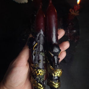 黒魔女キャンドル、黒頭蓋骨キャンドル、ブレーキ呪いキャンドル、祭壇キャンドル、異教徒キャンドル、ルーンキャンドル