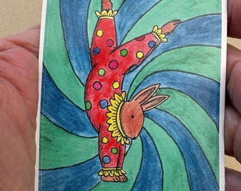 Art Sticker - Topsy Turvy