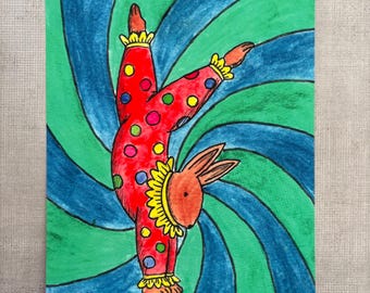 Topsy Turvy - A5 art print