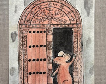 Mouse in Zanzibar - A5 art print