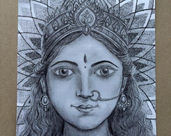 Parvati - A5 art print