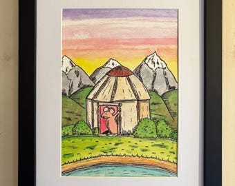 Framed Version of my Colour Art Prints. Please select