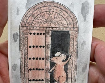 Art Sticker - Mad Mouse in Zanzibar