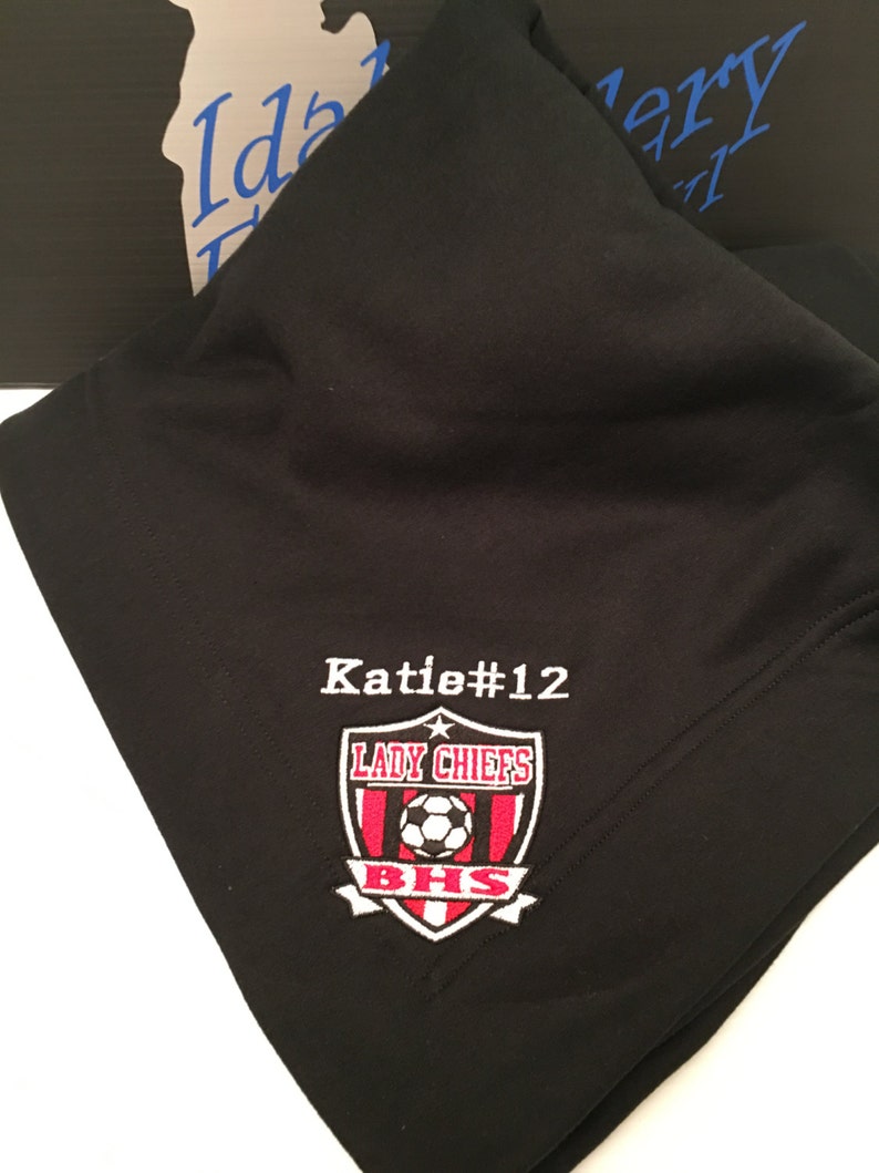 Stadium Blankets throw blanket custom embroidered blanket Etsy