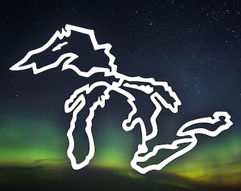 Great Lakes Vinyl Decal, Backcountry 4x4 Sticker
