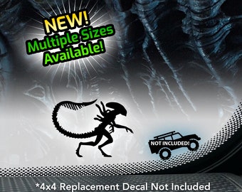 NEW - Walking Alien Xenomorph 4x4 Offroad & Car Windshield Vinyl Sticker Decal