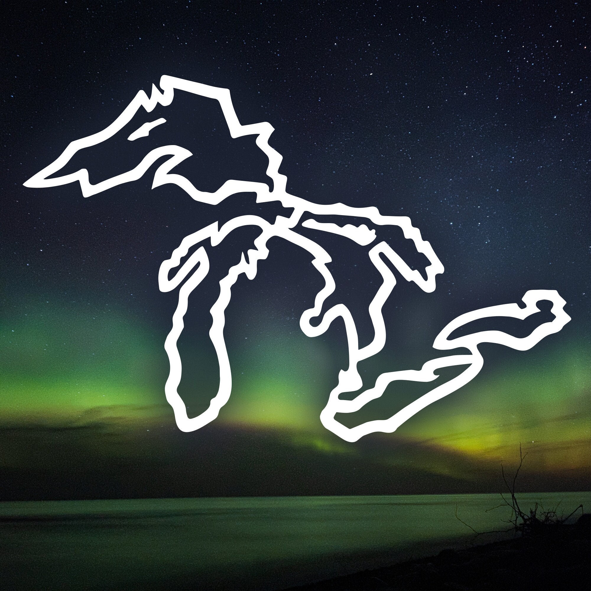 Great Lakes Vinyl Decal, Backcountry 4x4 Sticker - Etsy