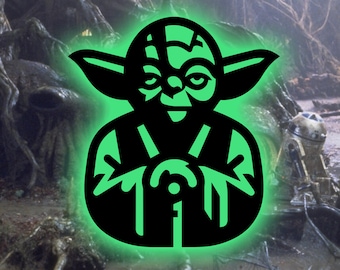 Yoda Jedi Master Vinyl Decal