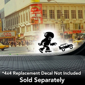 Soulfoot - Funk It Up With This Bigfoot Vinyl Decal for 4x4 & Car Windshields.