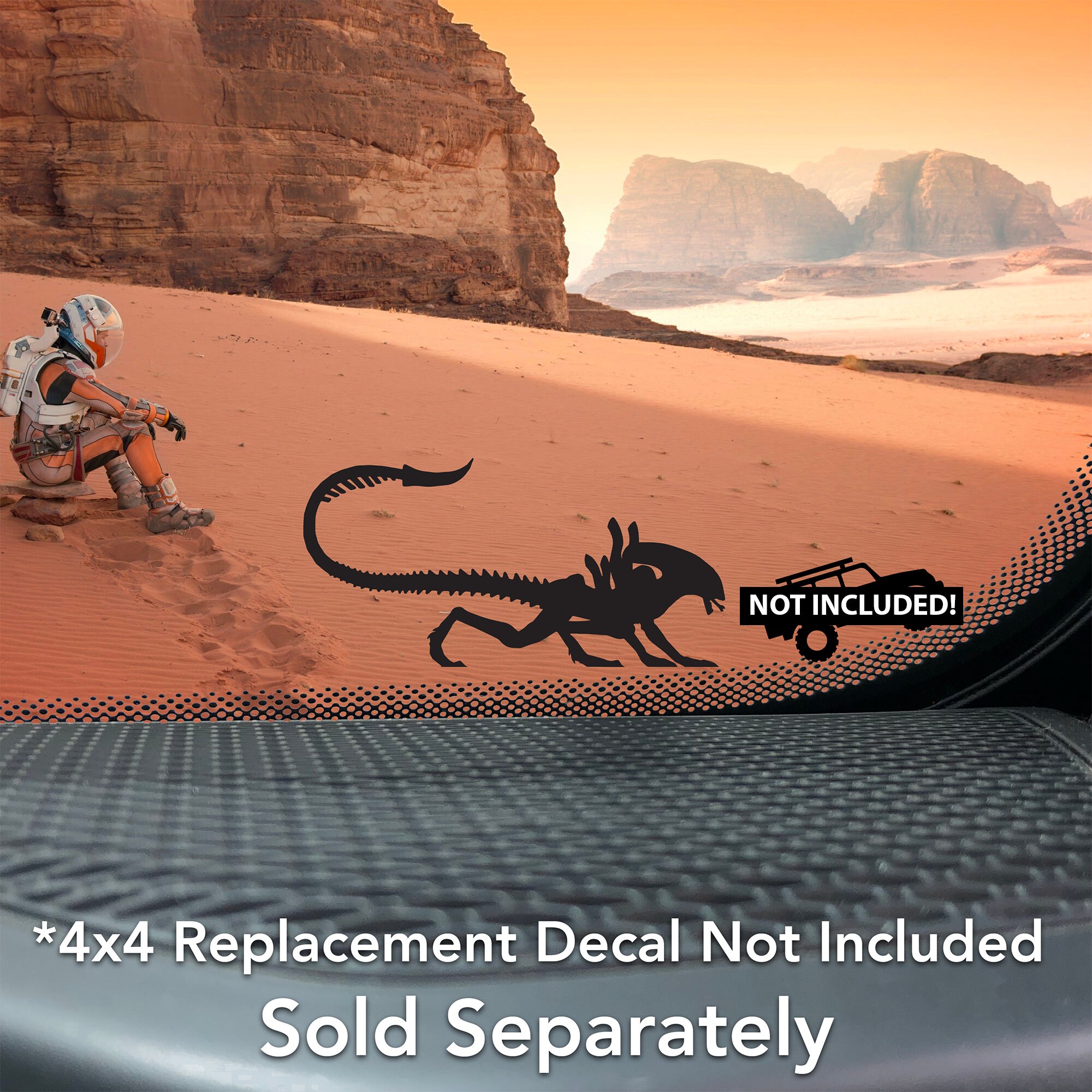 Alien Xenomorph 4x4 Offroad & Car Windshield Vinyl Sticker - Etsy