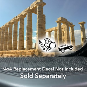 Gladiator 4x4 Defender Decal for Off-road Adventure Vehicles