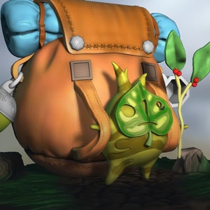 Korok taking a stroll 3d model file