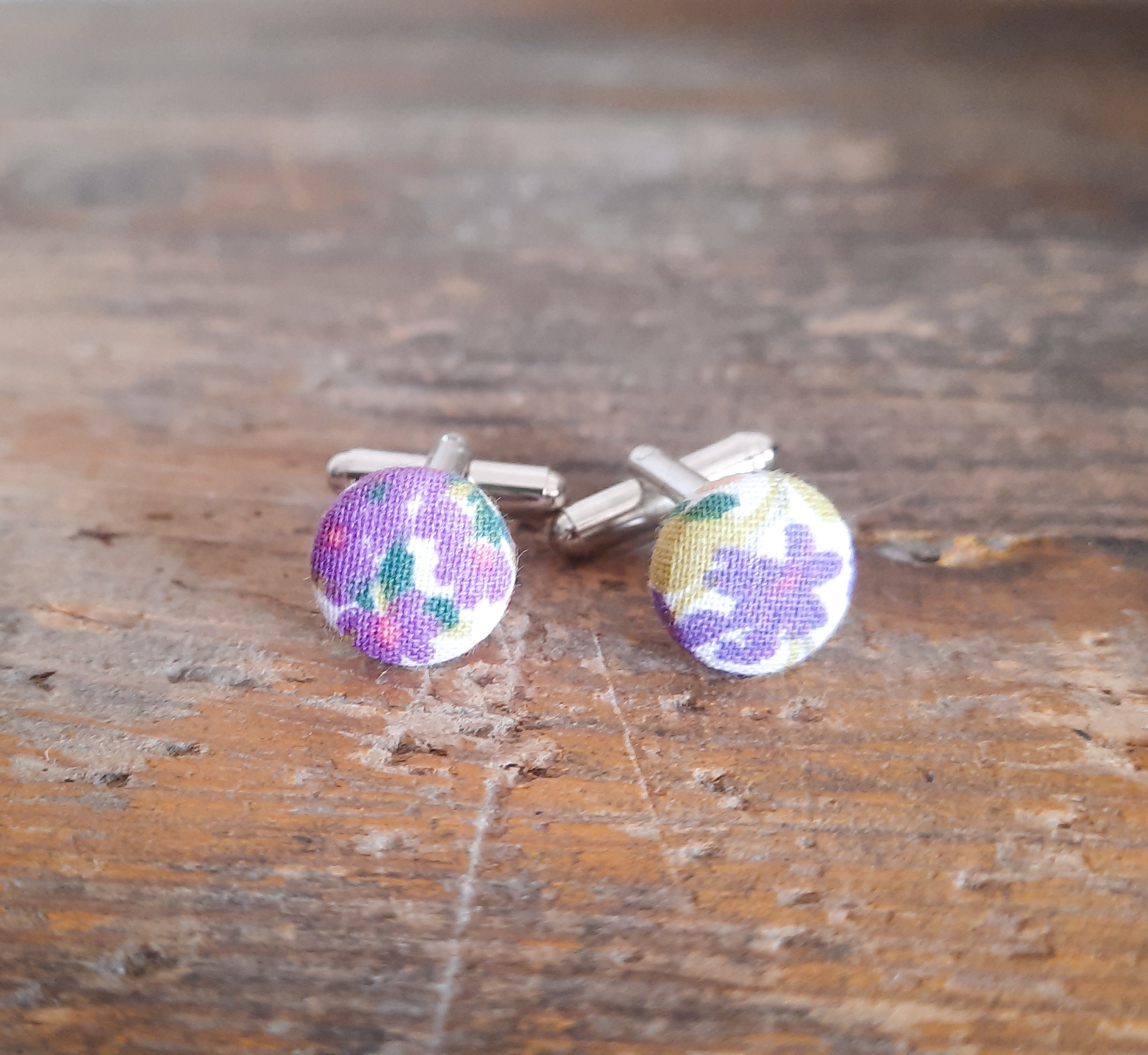 布製の花柄カフス - Etsy 日本