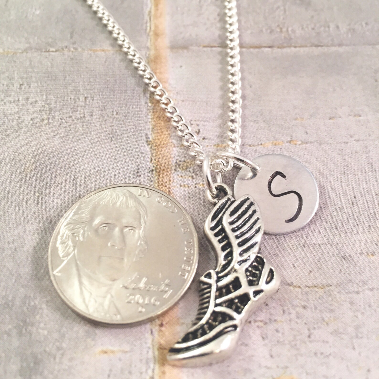 Track Necklace track and field necklace cross country Etsy