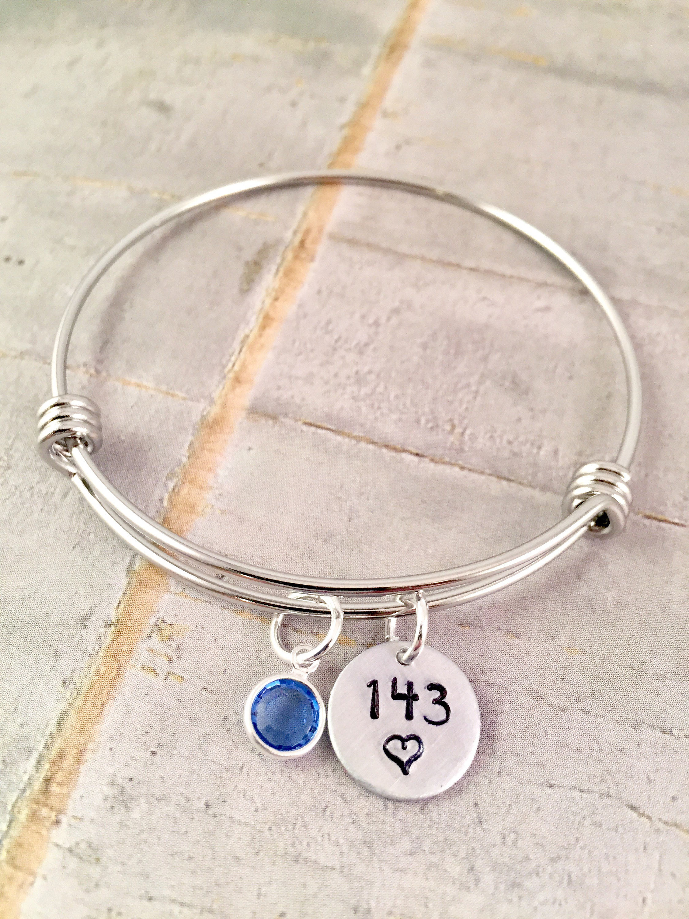 I love you Bracelet 143 bracelet silver charm Bracelet love Etsy