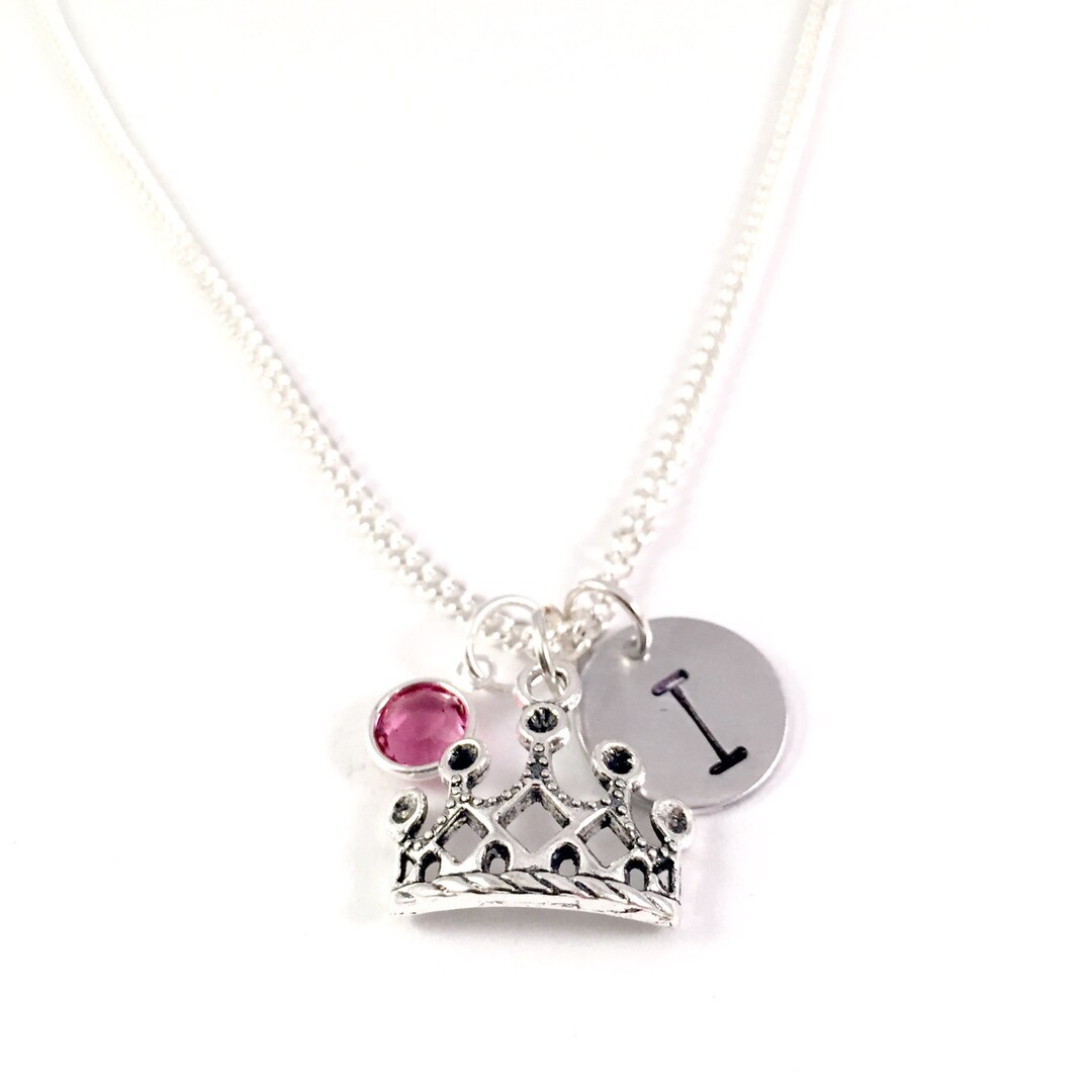 Little Girl Princess Necklace, Personalized Princess Necklace ...