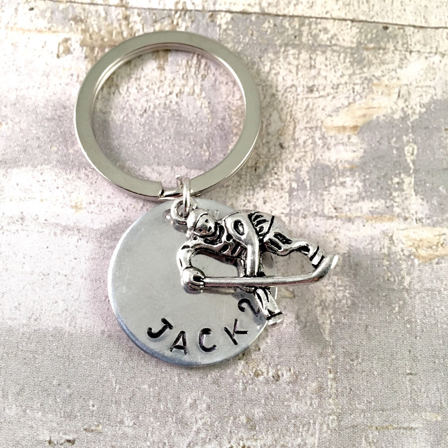 Hockey Keychain Hockey Coach Keyring Hockey Coach Keychain Etsy