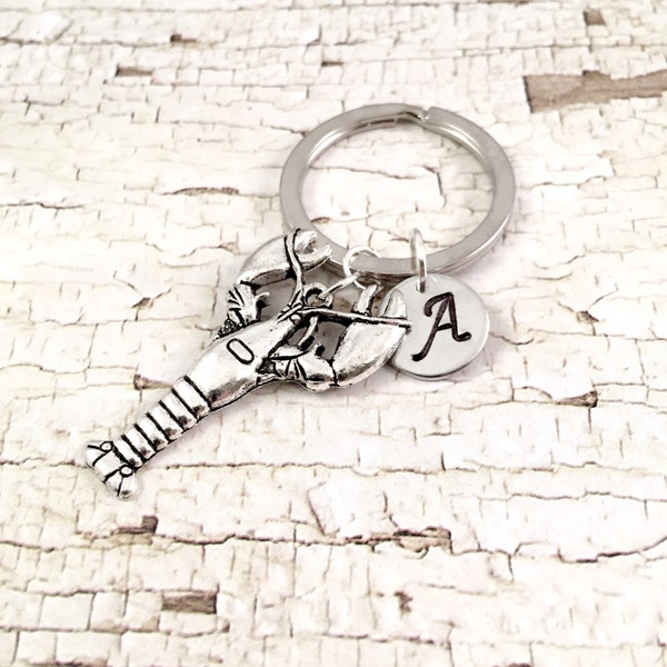 You're my lobster keychain, girlfriend gift, couples keychain, lobster keyring, initial keychain, best friend gift, keychain