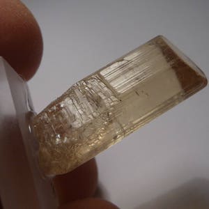 Yellow SCAPOLITH Raw Crystal 5.7grams Yellow Scapolite Crystal rough, Tanzania 2 image 4