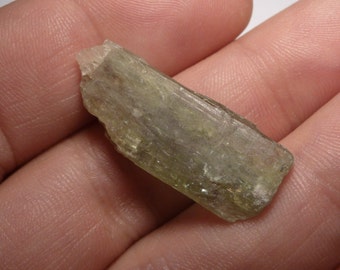 Green DISTHEN Raw Crystal (15.90cts) Green Kyanite Crystal, Tanzania #2