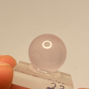 Boule / Sphère de pierres précieuses de quartz rose (16,4 cts) SPHERE de quartz rose