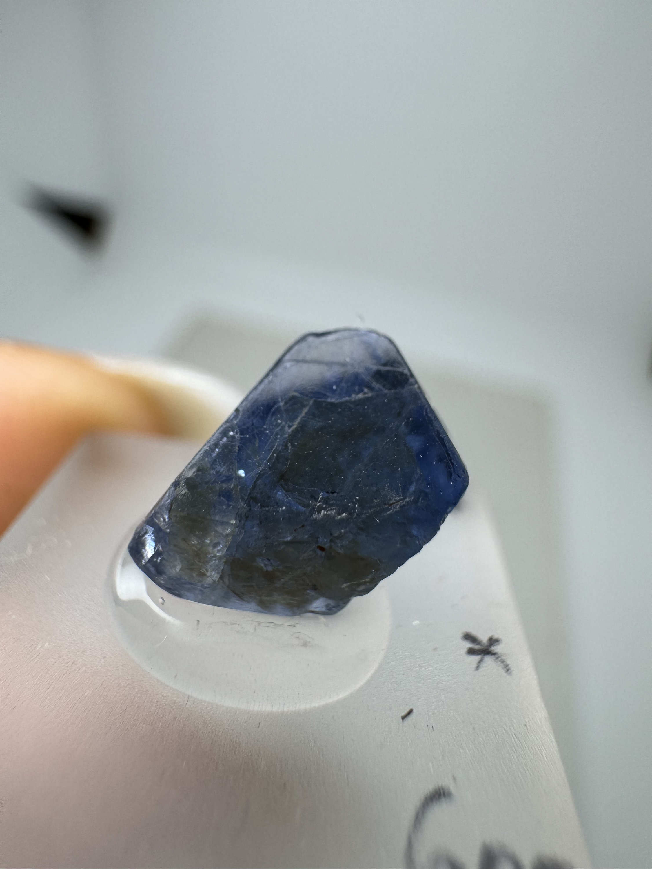 Cobalt SPINEL Raw Crystal (1.04gr) Cobalt SPINEL Specimen Crystal rough, Lukande Tanzania