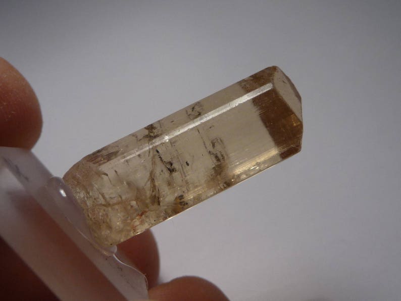 Yellow SCAPOLITH Raw Crystal 5.7grams Yellow Scapolite Crystal rough, Tanzania 2 image 2
