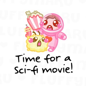 Amostra de lembrete de filme de ficção científica || Adesivos de planejador, adesivos fofos para Erin Condren (ECLP), Filofax, Kikki K, etc. SS32