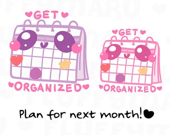 Plan Schedule || Planner Stickers, Cute Stickers for Erin Condren (ECLP), Filofax, Kikki K, Etc. || DFS158