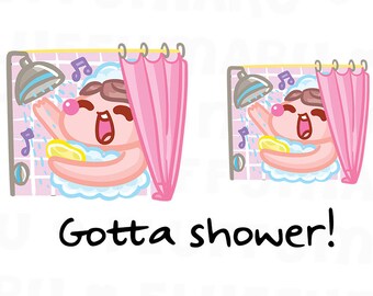 Shower Time Sammie || Planner Stickers, Cute Stickers for Erin Condren (ECLP), Filofax, Kikki K, Etc. || SFS143