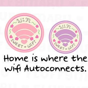 Wifi Sweet Wifi Planner Stickers, Cute Stickers for Erin Condren ECLP, Filofax, Kikki K, Etc. DPS177 image 1